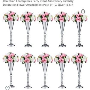 Vases for centerpieces for wedding or any occasion. New. Flower not included